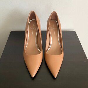Paris Pointed Toe Leather Pump